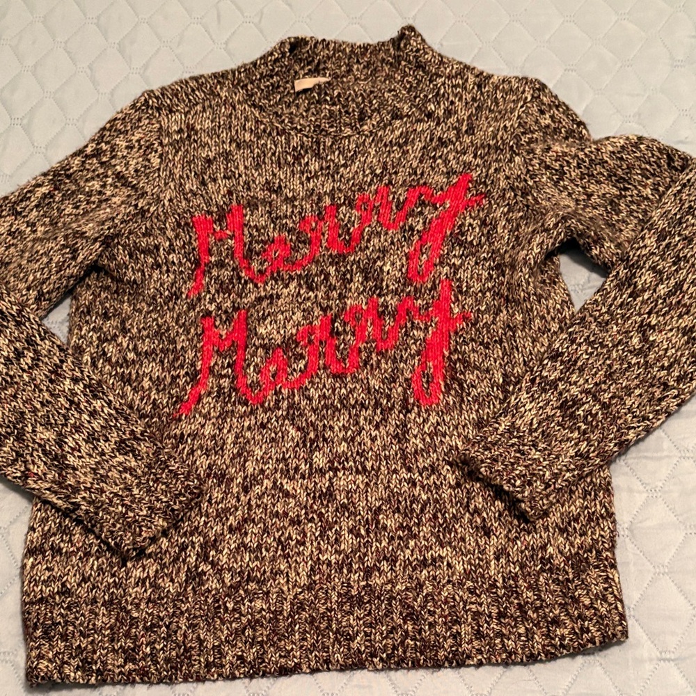 Christmas sweater!LOFT Merry Merry sweater size small